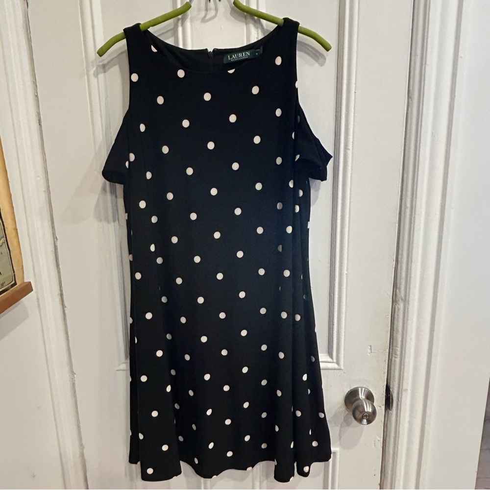 Ralph Lauren polka dot dress size 16